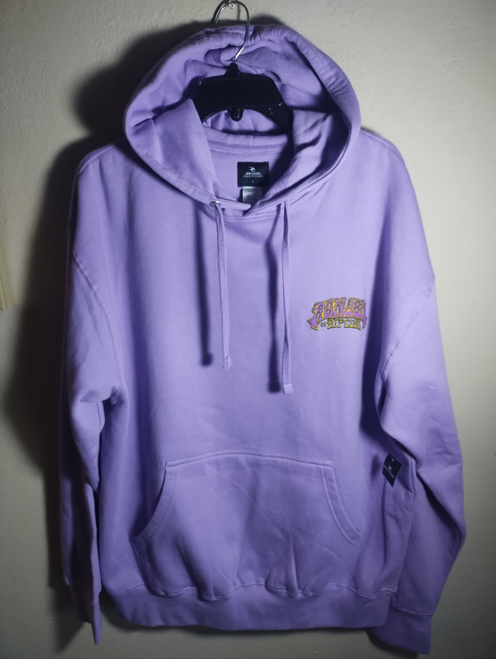 New Rip Curl Hoodie Men L Ron Jon Surfing Skeleton